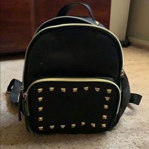 Mini backpack in black